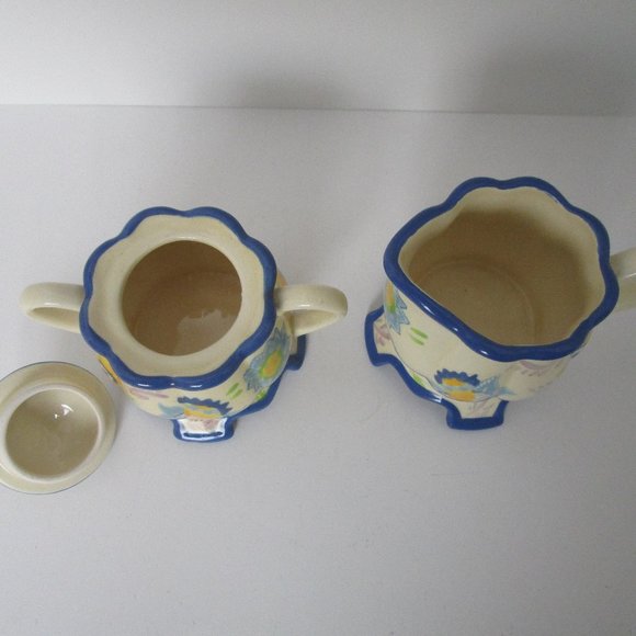 ceramic cream & sugar set - Picture 3 of 6